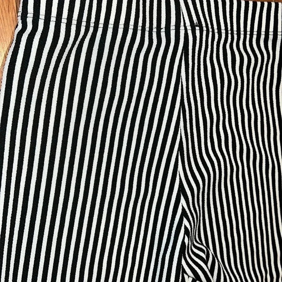 Fashionova  black and white Lined wide legs Pallazo pants Sz S - Picture 9 of 11